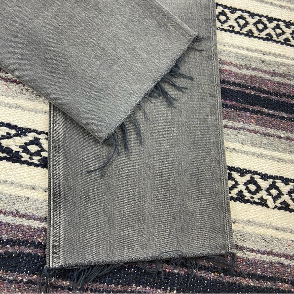 New NWT Citizens Of Humanity Grey Daphne Crop High Rise Free Fall Jeans Women’s - Picture 10 of 15